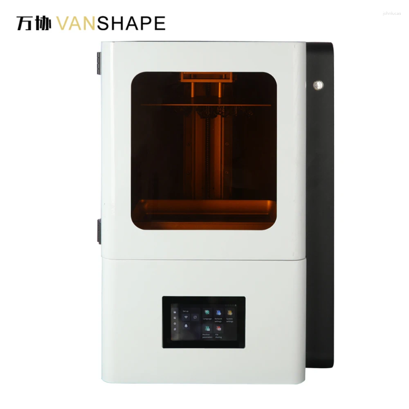 Printers Vanshsape Jewelry Resin 12K 3D Printer Monochrome Screen LCD Easy To Operate Big Print Size