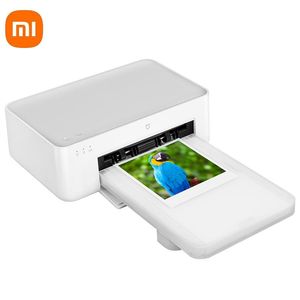 Impresoras Xiaomi Mijia HD Photo Impresora 1S Pequeño teléfono móvil Color de 3 pulgadas Impresión de 6 pulgadas Conexión inalámbrica Smart Wireless Fotos