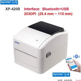 Imprimantes Xprinter 100mm Imprimante thermique haute vitesse Étiquette USB Barcode Autocollants Hine 4x6 pour mobiles Drop Livraison DHSKU