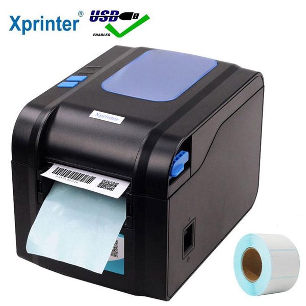 Impresoras Envío gratis Xprinter 3 pulgadas Impresora de código de barras de etiqueta térmica Prora de calcomanía QRCode