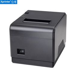 Imprimantes xprinter imprimante thermique 80 mm avec coupe-guichet USB POS reçus imprimantes haute vitesse 200 mm / s de la cuisine de cuisine Imprimante