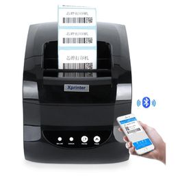 Imprimantes xprinter365 imprimante thermique imprimante de codes à barres imprimante de réception thermique et imprimante d'autocollante adhésive support pour le supermarché POS