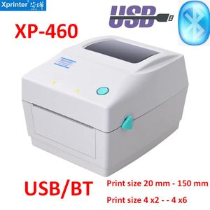 Imprimantes xprinter460b 108 mm largeur max imprimante d'étiquette de code à barre thermique direct pour imprimer l'étiquette d'expédition DHL FedEx UPS USPS EMS 100 * 100/150
