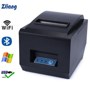 Imprimantes zjiang 80mm reçoile thermique imprimante automatique coupeur restaurant POS imprimantes wifi / série / Ethernet / usb / bluetooth imprimante 260 mm