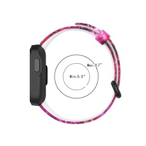 Sangle d'impression pour Xiaomi Mi Watch Lite Lite Silicone Band pour Poco Watch / Redmi Horloge 2 / Redmi Watch 2 Lite Smart Watch Bracelet