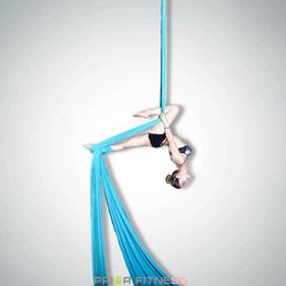 Voorafgaande fitness 12 yards 11 m yoga luchtzijde stof voor acrobatische vliegende dance swing trapeze inversie vlieg luchttherapie Q0219