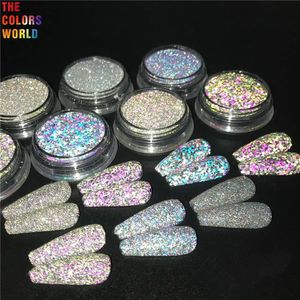 Prismatisch kristal diamant reflecterend Flash glitter nagels glitter kleding mobiele telefoon shell ambachtelijke stof oogschaduw decoratie 240202