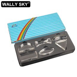 Prisms Optical Prism Lens Set 6 PCS Acrylique Concave Convex Lens Kit Optique Physique pour les élèves du Primaire Secondaire Expérience 230506