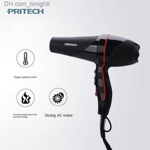 Pritech professionnel Salon sèche-cheveux haute puissance ménage électrique vent soufflant Europe 2200w sèche-cheveux Q230828