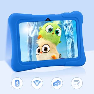 Pritom 7 pouces pour enfants Tablet Quad Core Android 10 32 Go WiFi Bluetooth Educational Software Installé