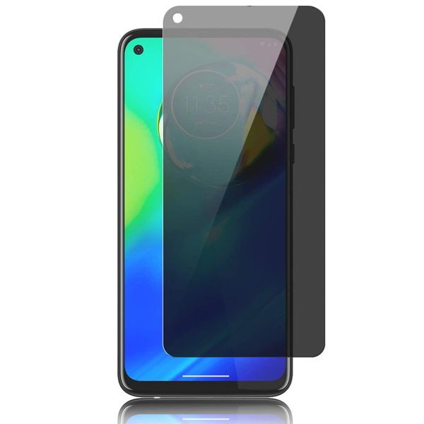 Protecteur d'écran de confidentialité en verre trempé, anti-éblouissement/espion, dureté 9H, pour Moto G8 Plus macro G7 Plus E5 play go G9 PLAY Fusion+ G Fast hyper