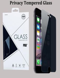 Privacy Gehard Glas Voor iPhone 12 11 pro Xs max 8 7 6 Plus 9H 033mm AntiSpy Screen Protector voor Samsung Note 5 S78100971