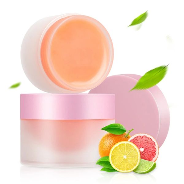 Removedor de maquillaje exfoliante de marca privada, logotipo personalizado a granel, limpieza fuerte de rostro, ojos y labios, esencia de limón y pomelo usada