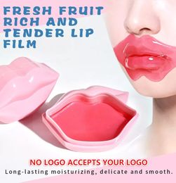 Étiquette privée masque à lèvres Masque en vrac personnalisé Gel Gel Crystal Base Hydratant nutritif facile à utiliser