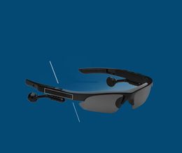Modèle privé Bluetooth Sports Smart Verres Anti Blue Driving Sunglasses Touchez Light Using Confortable Commercial ABSPC Matériau 3053874