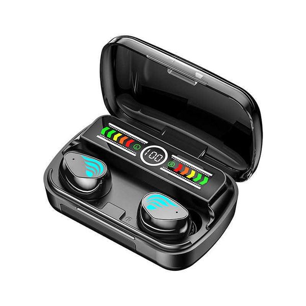 Modèle privé TWS sans fil Bluetooth écouteurs double oreille M27 écran couleur Mini dans l'oreille prise Sport téléphone universel