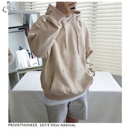 Privathinke Automne Chaud Hommes Sweats à capuche en polaire 9 couleurs Homme Streetwear Épaissir Sweats à capuche Casual Sweats à capuche amples 5XL 201113