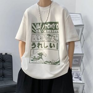 Privathinker anime tokyo hommes tshirts japonais mode surdimensionné mâle mâle à manches courtes décontractées