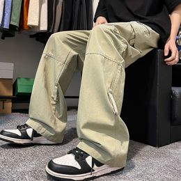 Privathinker Harajuku Hombres Pantalones Cargo Baggy Moda Hip Hop Hombre Pantalones Casual Cintura Elástica Diseñador Marca Bolsillos StreetwearT220716
