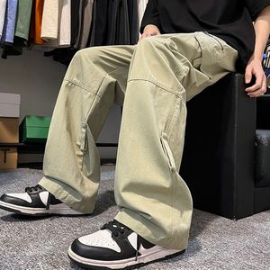Privathinker Harajuku Hommes Pantalon Cargo Baggy Mode Hip Hop Pantalon Homme Casual Taille Élastique Designer Marque Poches StreetwearT220716