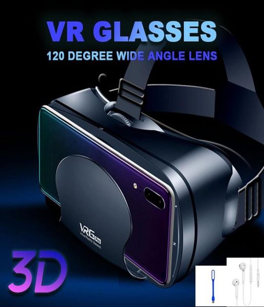Pro 3D VR Lunettes Casites Virtual Reality Full Screen Visual Wideangle App Video 57inch Téléphone pour YouTube Site Web Devices2363612