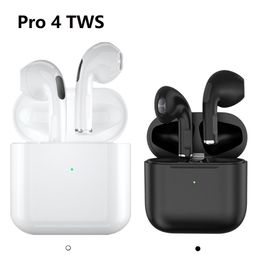 TWS Draadloze Koptelefoon Bluetooth Hoofdtelefoon Waterdichte Headset met Microfoon voor Xiaomi iPhone Pro4 Oordopjes