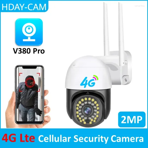 Pro 4G SIM Card de sécurité Caméra automatique Suivi de CCTV PTZ en plein air AI détection