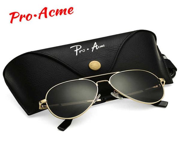 Pro ACME 55 mm gafas de sol clásicas clásicas polarizadas para niños y hombres pequeños para hombres lentes espejo de lente solas UV400 PA0327A P088690380