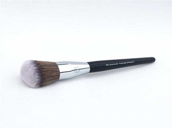 Pinceau à poudre Pro Allover 61 cheveux doux et denses pour poudre compacte lâche pinceau de maquillage de beauté Blender8924185