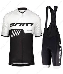 Équipe de vélo pro Scott Cycling Jersey Cycle Cycle Road Bike Shirt Vêtements Sports Ropa Ciclismo Bicicletas Maillot Bib Shorts5301986