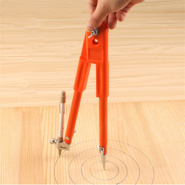PRO Carpenter Compass pour le travail du bois de boussole 25/40 cm avec un stylo à bille à crayon pour la géométrie