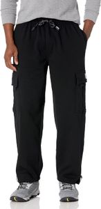 Pro Club Pantalones cargo de forro polar pesado para hombre