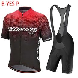Pro cyclisme Jersey Set Summer Men Wat Mountain Bicycle Vêtements MTB Bike Riding Clothes Suit 240522