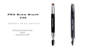 Pro Eye Brow Makeup Brush 20 Dualed Eye Liner Brow Defeer Cosmetics Beauty Tools7619657