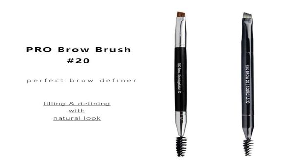 Pro Eye Brow Makeup Brush 20 Dreended Eye Douner Brow Definer Cosmetics Beauty Tools7619657