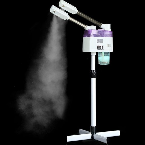 Pro HotCold Vaporizador de ozono Vaporizador facial Rejuvenecimiento de la piel Niebla Vapor Hidratante Eliminación de arrugas Spa Limpiador profundo Máquina de belleza
