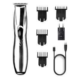 Pro Li oplaadbare professionele baard haartrimmer voor mannen Elektrische Clipper Snijmachine D8 Blade kan nul zijn Geplaatst 220216