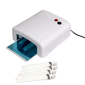 Pro nagellak droger lamp 36W LED UV -gel acryl -uitharding licht spa -kit met 4 buizen 240318