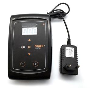 Pro Fuente de alimentación para maquillaje permanente LCD Digital Tattoo power para cejas Labios Máquina rotatoria para tatuajes Suministros UPICK UE o EE. UU. plug8830080