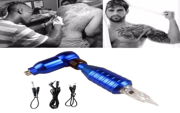 Máquina de tatuaje rotativa profesional, delineador de sombreado, pistola con agarre, pluma de aguja, Kit de cable RCA, alta calidad, 2021, 4451793