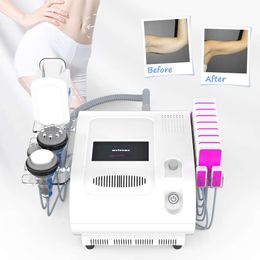 Pro salon schoonheidsinstrument koud afslanke vriestendgreep koelmachine cavitatie cellulitis verwijdering radiofrequentie huid aanscherping