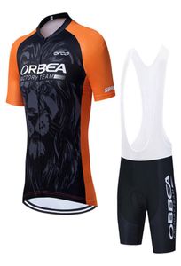 Pro Team Mens Mens Orbea Team Cycling Jersey Suit Bike Shirt Bib Shorts Set Summer Bicycle Clothing Tenues de VTT
