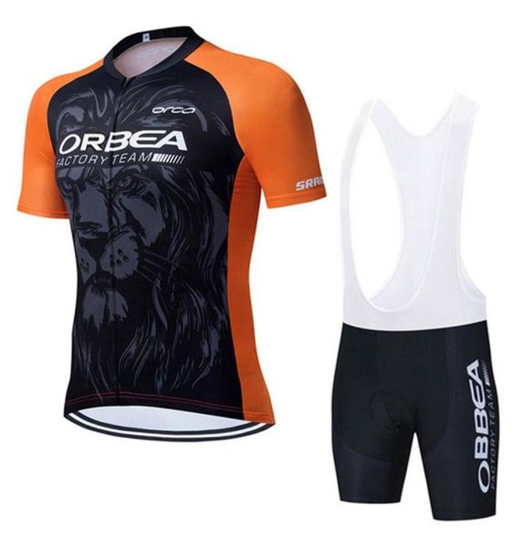 Team Pro Team Mens Orbea Team Cycling Jersey Suit Camiseta de bicicleta de bicicleta Conjunto de pantalones cortos de verano para bicicletas de montaña ROPA Ciclismo4483174