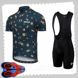 Équipe Pro Morvelo Cyclisme Maillot à manches courtes (cuissard) Ensembles Hommes Été Respirant Vêtements de vélo de route VTT Tenues de vélo Uniforme de sport Y210415107