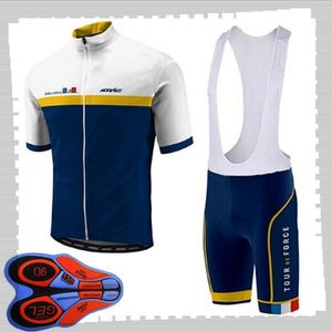 Pro Team Morvelo Cycling à manches courtes Jersey Bib Shorts Set Mens Summer Breathable Road Vêtements Bicycle