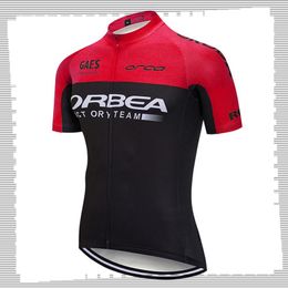 Pro Team Orbea Cycling Jersey Mens Zomer Sneldrogende Mountain Bike Shirt Sport Uniform Road Fiets Tops Racing Kleding Outdoor Sportswear Y21041420