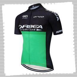 Pro Team ORBEA Ciclismo Jersey para hombre Verano de secado rápido Camisa de bicicleta de montaña Uniforme deportivo Tops de bicicleta de carretera Ropa de carreras al aire libre S333c