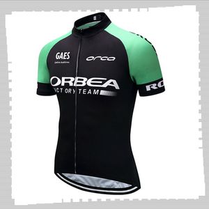 Pro Team ORBEA Maillot de cyclisme Hommes Été Séchage rapide Chemise de vélo de montagne Uniforme de sport Hauts de vélo de route Vêtements de course Vêtements de sport en plein air Y210413121