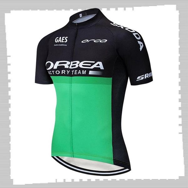 Pro Team ORBEA Ciclismo Jersey para hombre Verano de secado rápido Camisa de bicicleta de montaña Uniforme deportivo Tops de bicicleta de carretera Ropa de carreras al aire libre S232Z