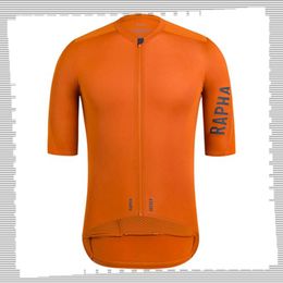 Pro Team Rapha Fietsen Jersey Mens Zomer Sneldrogend Sport Uniform Mountainbike Shirts Road Fiets Tops Racing Kleding Outdoor Sportswear Y21041319